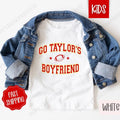 Go Taylor's Boyriend Kids Shirt - Football Children's Tshirt - Cute Youth Tee Gildan Hoodie, Sweatshirt | PureTeeCo.com