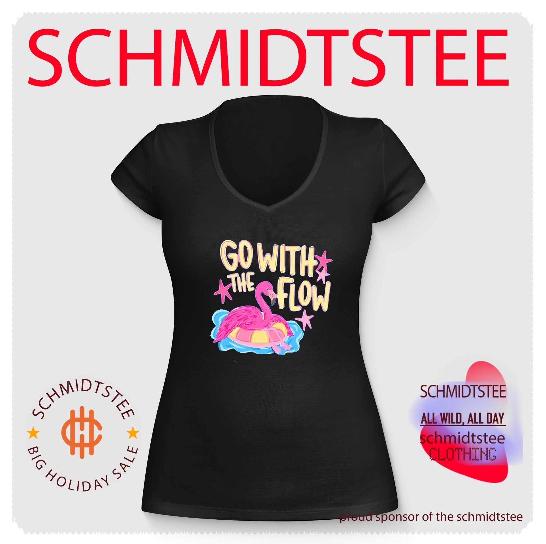 Go With The Flow Flamingo shirt