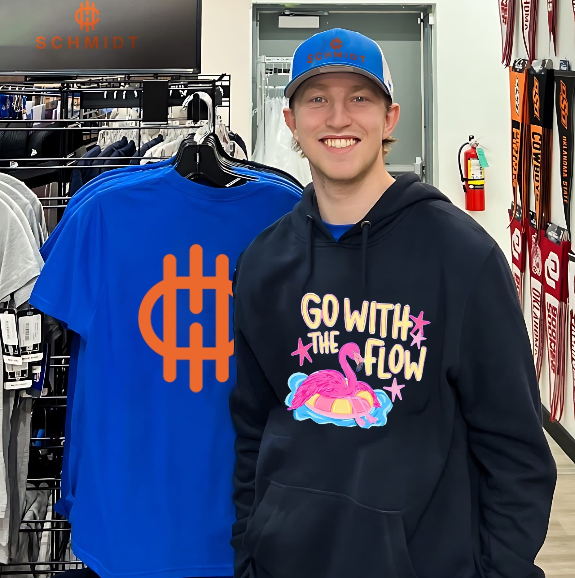 Go With The Flow Flamingo shirt
