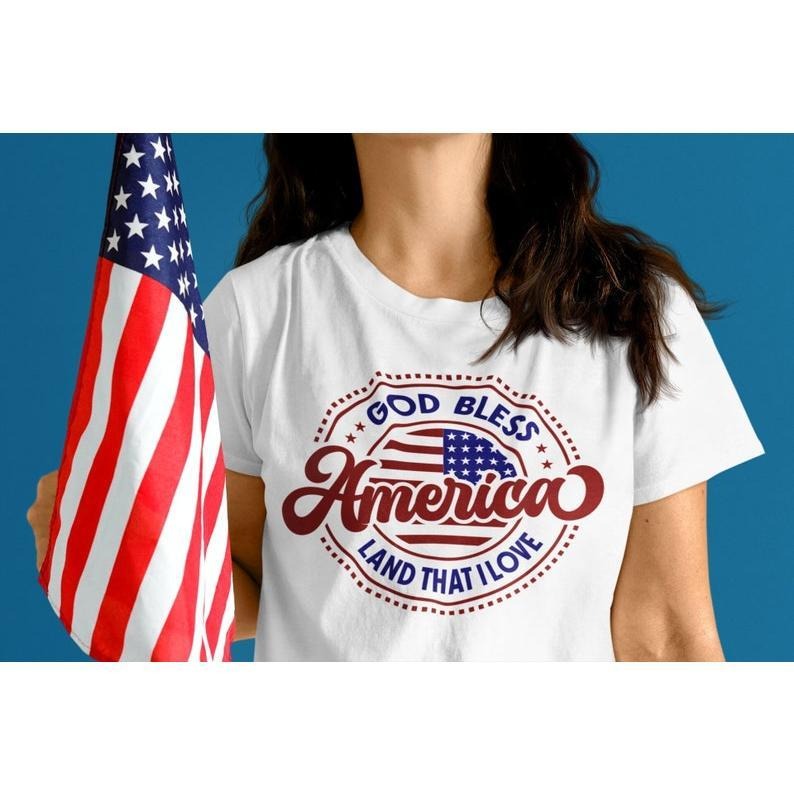 God Bless America Shirt, Patriotic American Shirt, Inspriational, American Shrit, God Bless America, Husband Birthday...