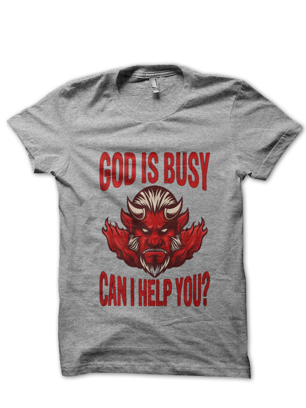 God Is Busy Can I Help You T-Shirt Style004 Hoodie, Sweatshirt | PureTeeCo.com