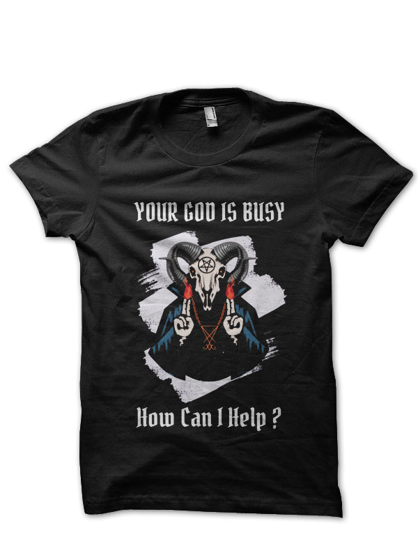 God Is Busy Can I Help You T-Shirt Style002 Hoodie, Sweatshirt | PureTeeCo.com