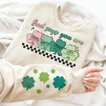 God Says You Are St Patrick's Day Checkered St Patty's Funny Sweatshirt T-Shirts, Hoodie | PureTeeCo.com