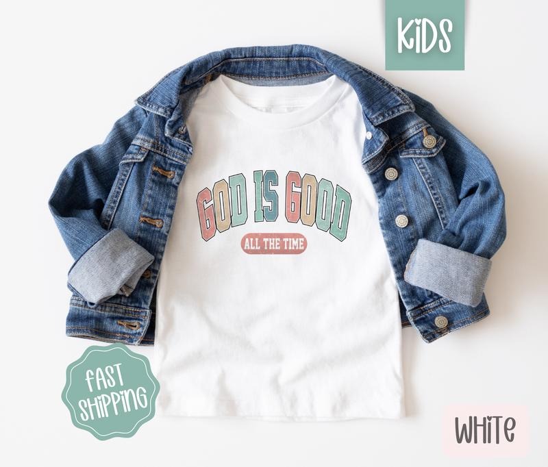 God is Good Kids Shirt - Religious Children's Tshirt - Youth Tee Gildan Hoodie, Sweatshirt | PureTeeCo.com