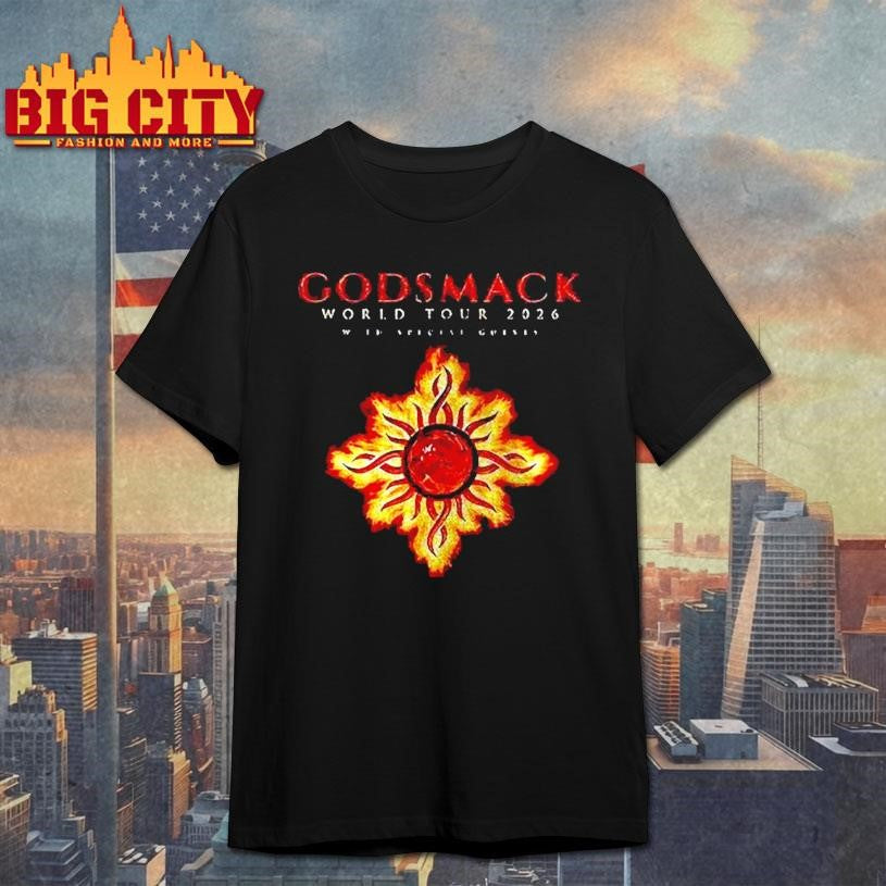 Godsmack World Tour 2026 Europe Tour Dates Schedule Shirt