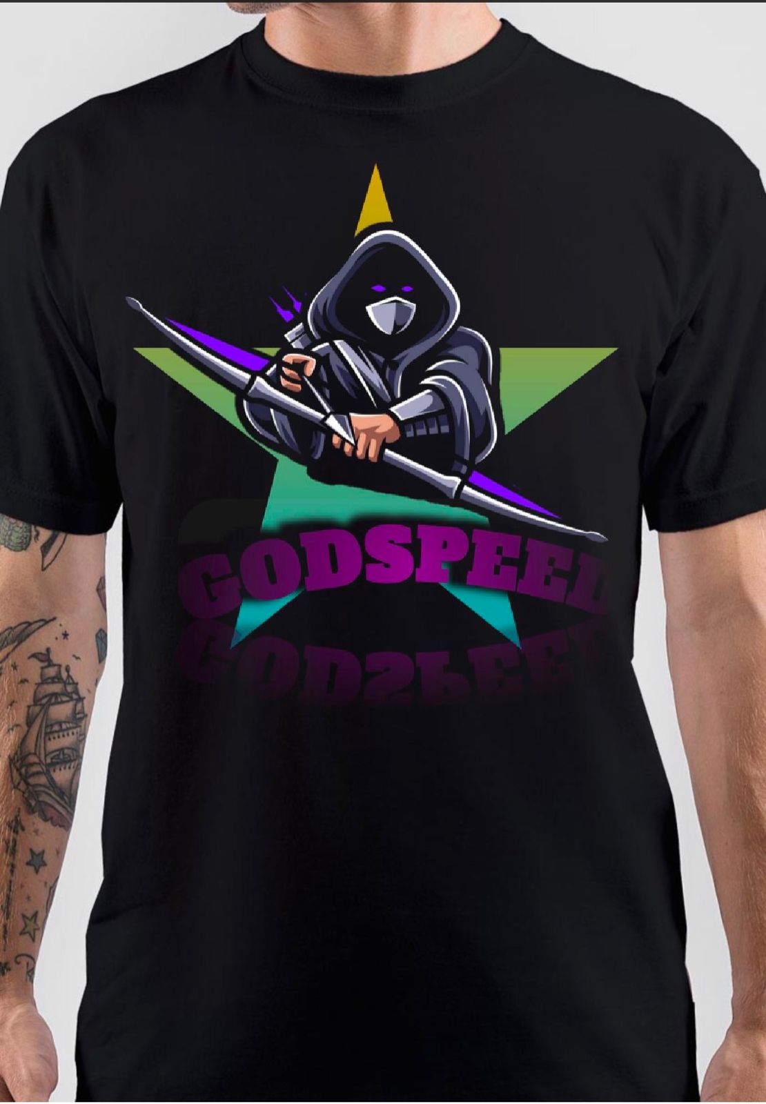 Godspeed Black T-Shirt Hoodie, Sweatshirt | PureTeeCo.com