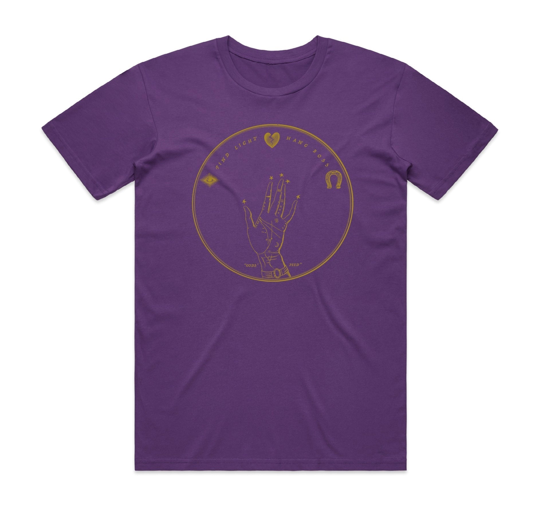 Find Light, Hang Boss Purple T-Shirt Hoodie, Sweatshirt | PureTeeCo.com
