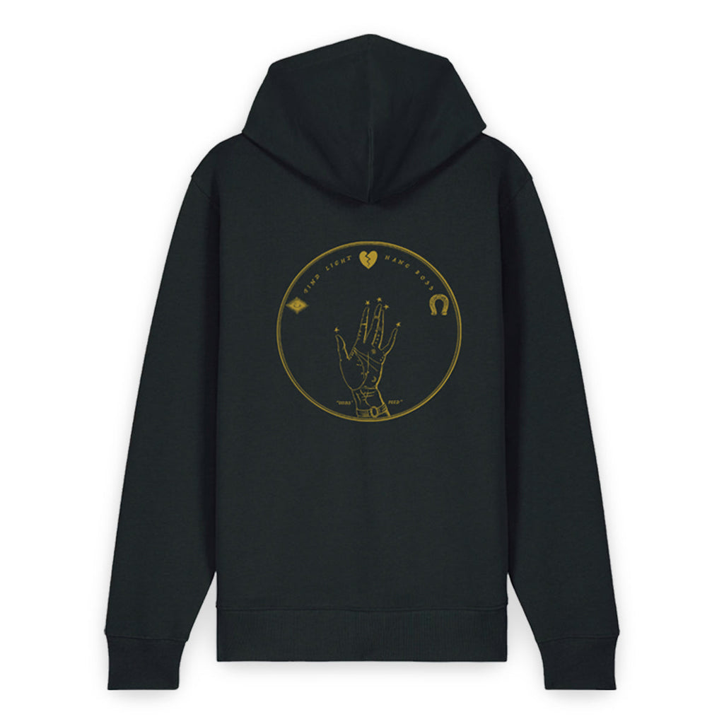 Find Light, Hang Boss Black Hoodie T-Shirts, Sweatshirt | PureTeeCo.com (Image 1)