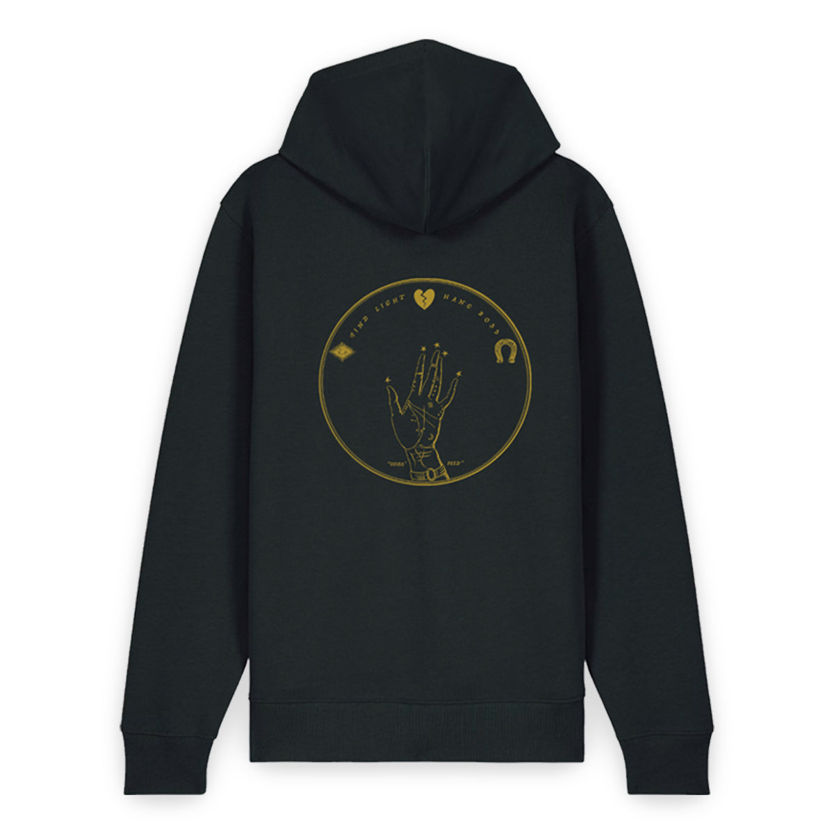 Find Light, Hang Boss Black Hoodie T-Shirts, Sweatshirt | PureTeeCo.com (Image 1)
