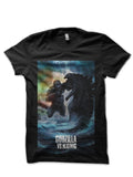 Godzilla Vs King Kong Black T-Shirt Hoodie, Sweatshirt | PureTeeCo.com