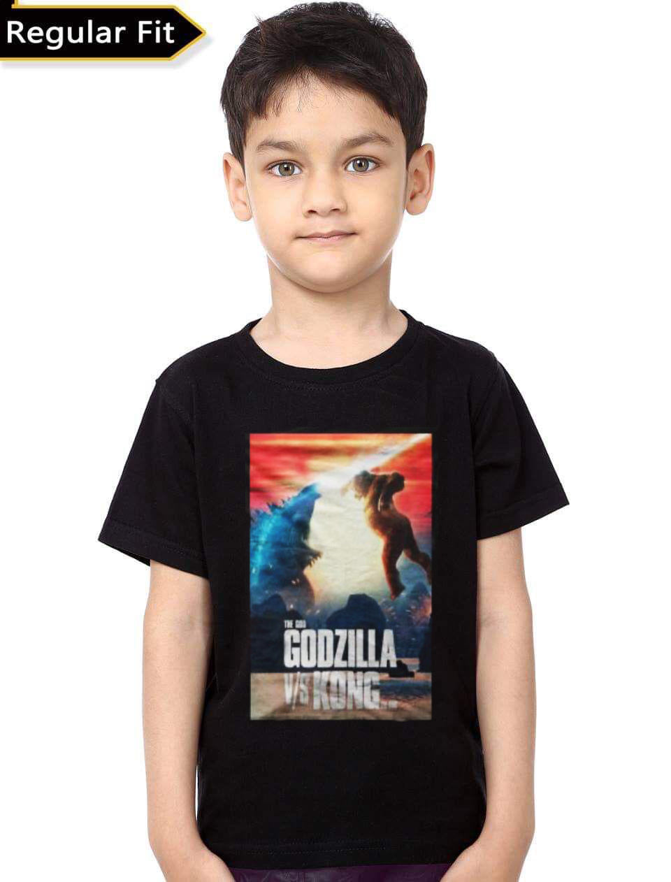 Godzilla Vs Kong Black Kids T-Shirt Style002 Hoodie, Sweatshirt | PureTeeCo.com