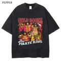 Gold Roger Vintage T-Shirt, Anime Manga Unisex T-Shirt, Gift For Him Menswear Top Hoodie, Sweatshirt | PureTeeCo.com