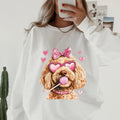 Golden Doodle Valentines day Sweatshirt ~ Sweatshirt Unisex Apparel Relaxed Fit Printed in the USA Clothing Womenswear...