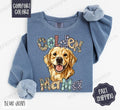 Golden Retriever Mama Comfort Colors Sweatshirt, Mama Women's Crewneck, Cute Dog Mom Women's Sweater T-Shirts, Hoodie