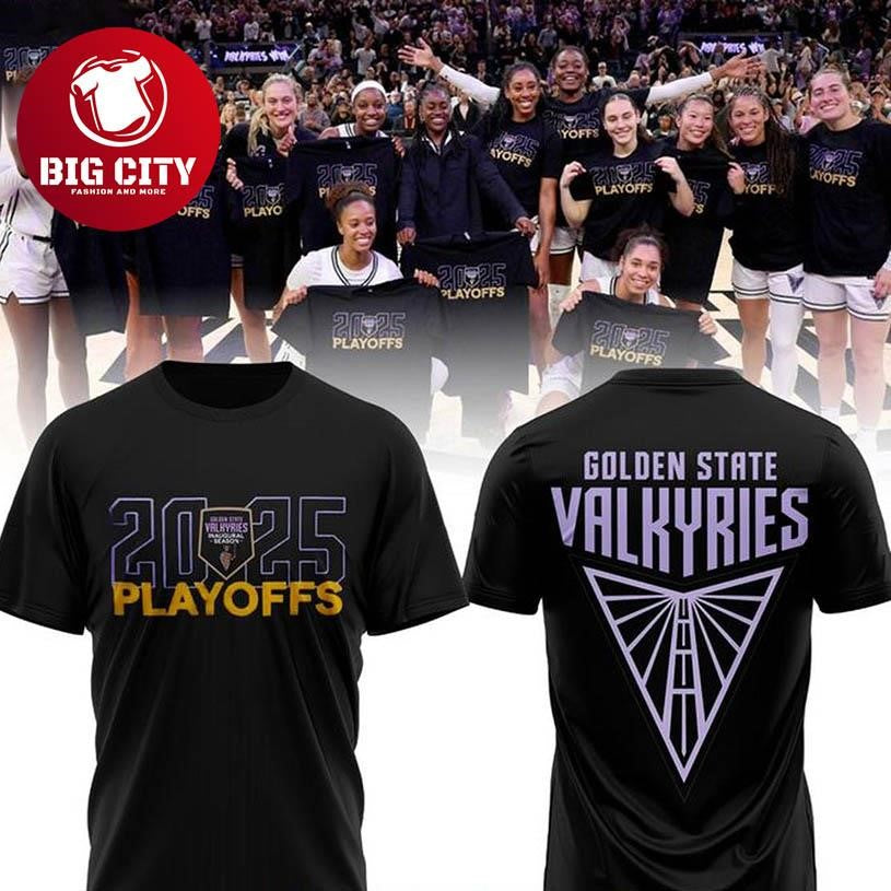Golden State Valkyries WNBA Playoffs 2025 Ready To Win Two Sided Shirt
