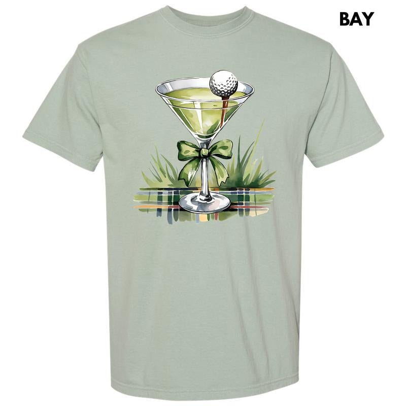 Golfing Martini Comfort Colors T-Shirt 'NLB' Hoodie, Sweatshirt | PureTeeCo.com
