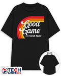 Good Game with Sarah Spain logo shirt