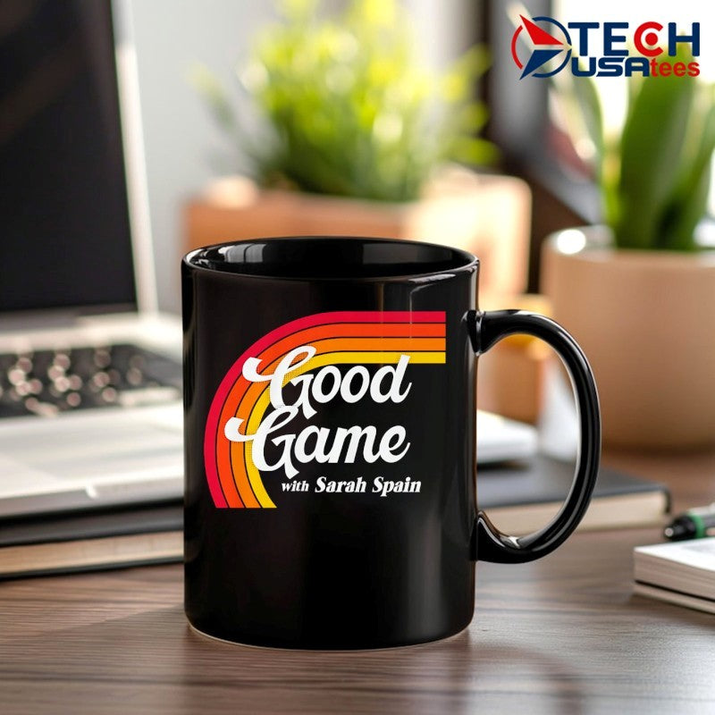 Good Game with Sarah Spain logo shirt