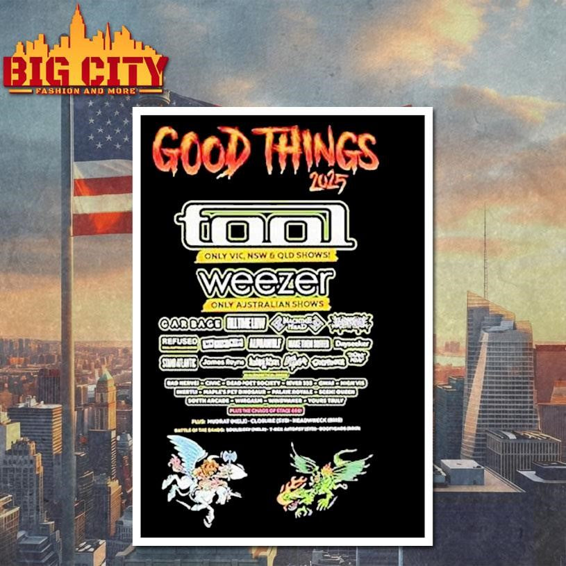 Good Things Festival Full Lineup Australia And New Zealand Shows On December 5 6 7 2025 Shirt