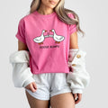 Goose Bumps Comfort Shirt for Her, Silly Goose T-shirt, Funny Goose Shirt, Goose Lover Tee, Cute Goose Couple Clothing,...