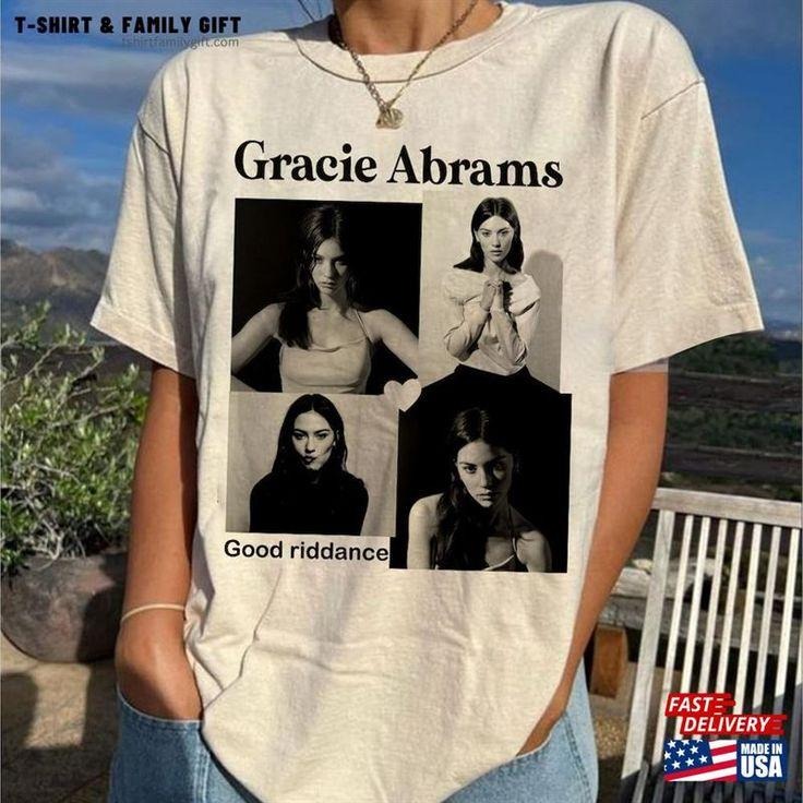 Gracie Graphic Abrams T-Shirt Shirt Gift Fan Classic Cotton Hoodie, Sweatshirt | PureTeeCo.com