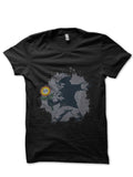 Graffiti Flower Black Half Sleeve T-Shirt Hoodie, Sweatshirt | PureTeeCo.com