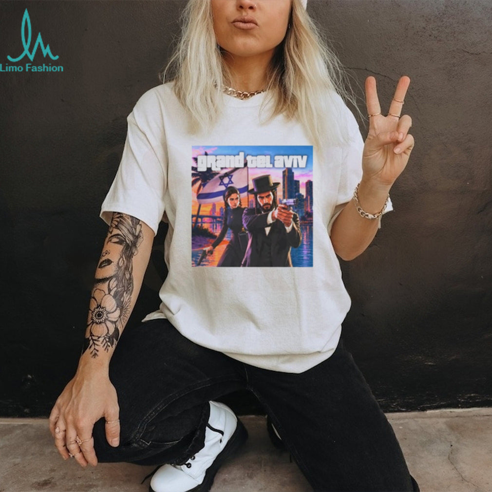 Grand Tel Aviv Parody Art Israel Gaming shirt