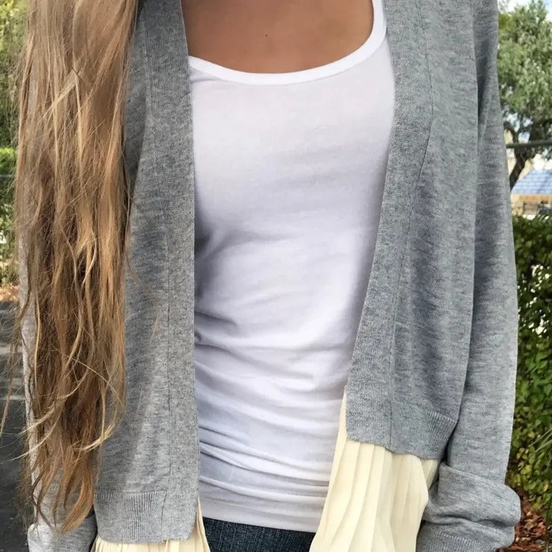 Gray Ruffle Cardiagn T-Shirts, Hoodie, Sweatshirt | PureTeeCo.com
