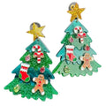 Green Christmas Tree with Star Glitter Stud Earrings T-Shirts, Hoodie, Sweatshirt | PureTeeCo.com