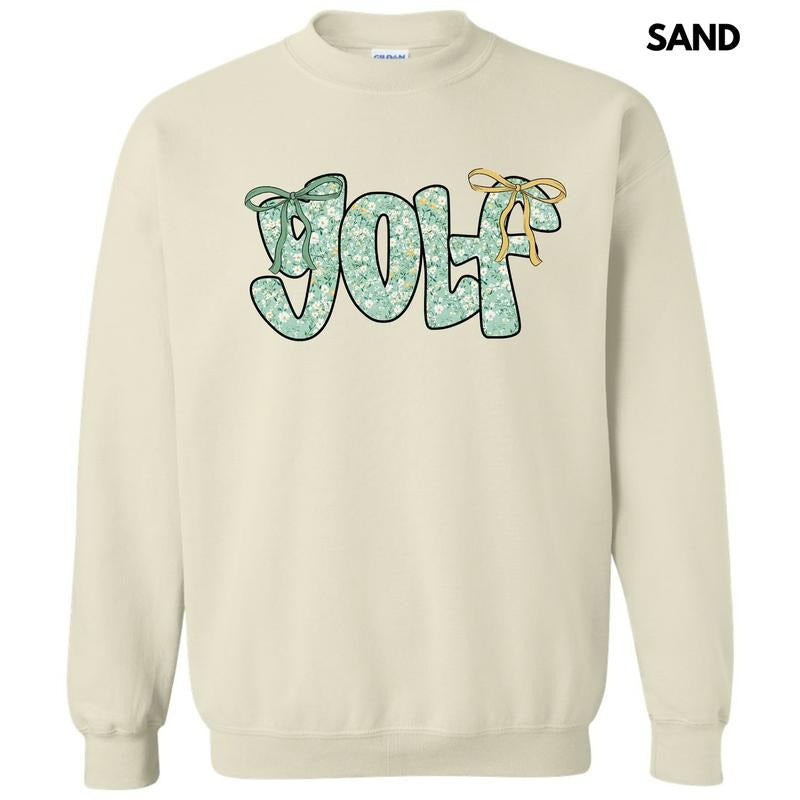 Green Floral Golf Sweatshirt 'NLB' T-Shirts, Hoodie | PureTeeCo.com