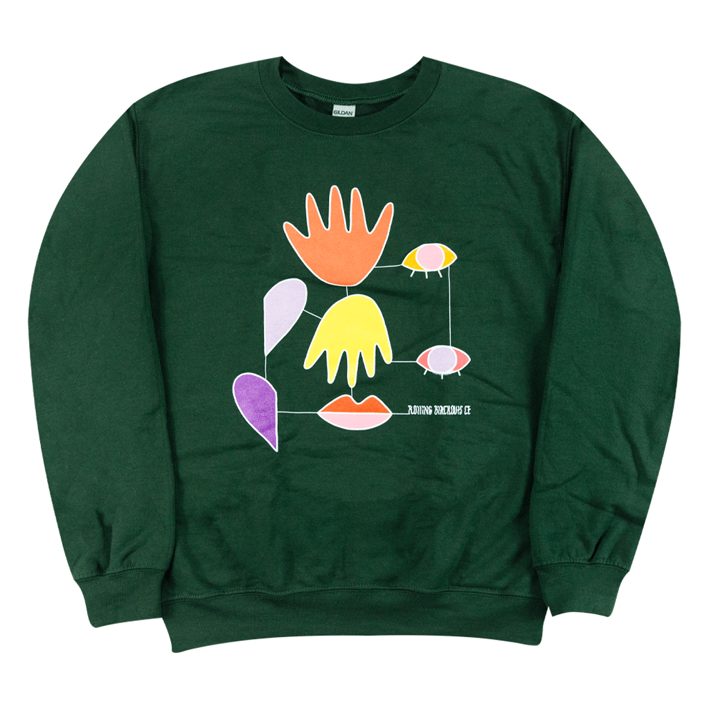 Everyday Lines Forest Green Sweatshirt T-Shirts, Hoodie | PureTeeCo.com (Image 1)