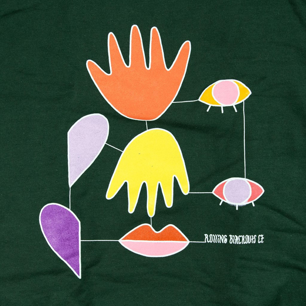 Everyday Lines Forest Green Sweatshirt T-Shirts, Hoodie | PureTeeCo.com (Image 2)