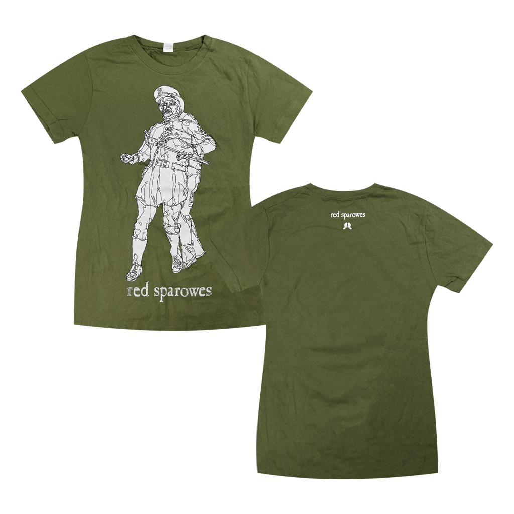 Solider Olive Green T-Shirt Hoodie, Sweatshirt | PureTeeCo.com (Image 1)