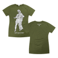 Solider Olive Green T-Shirt Hoodie, Sweatshirt | PureTeeCo.com (Image 1)
