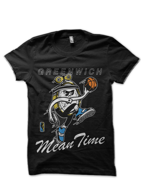 Greenwich Mean Time Black T-Shirt Hoodie, Sweatshirt | PureTeeCo.com