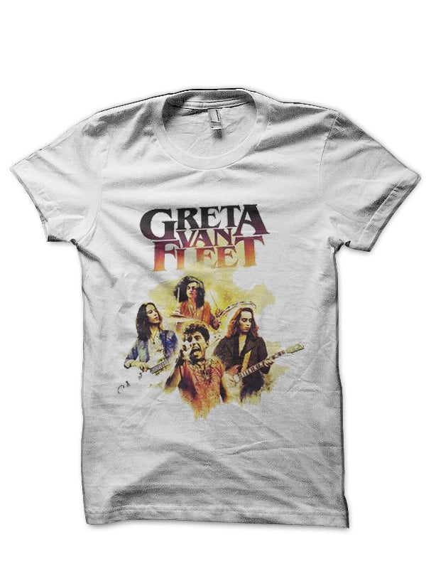 Greta Van Fleet White T-Shirt Style002 Hoodie, Sweatshirt | PureTeeCo.com