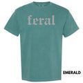 Grey FERAL Comfort Colors T-Shirt 'NLB' Hoodie, Sweatshirt | PureTeeCo.com