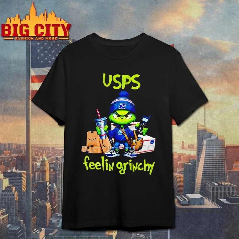 Grinch Christmas USPS Feelin Grinchy shirt