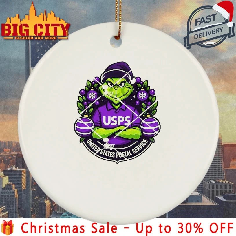Grinch Christmas USPS United States Postal Service shirt