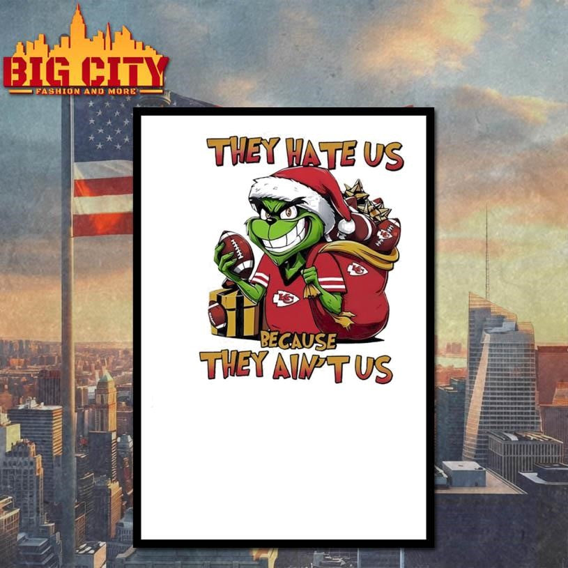 Grinch &amp; Kansas City Chiefs they hate us because they ain’t us ornament