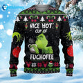 Grnch Nice Hot Cup Of Fuckoffee Ugly Sweater