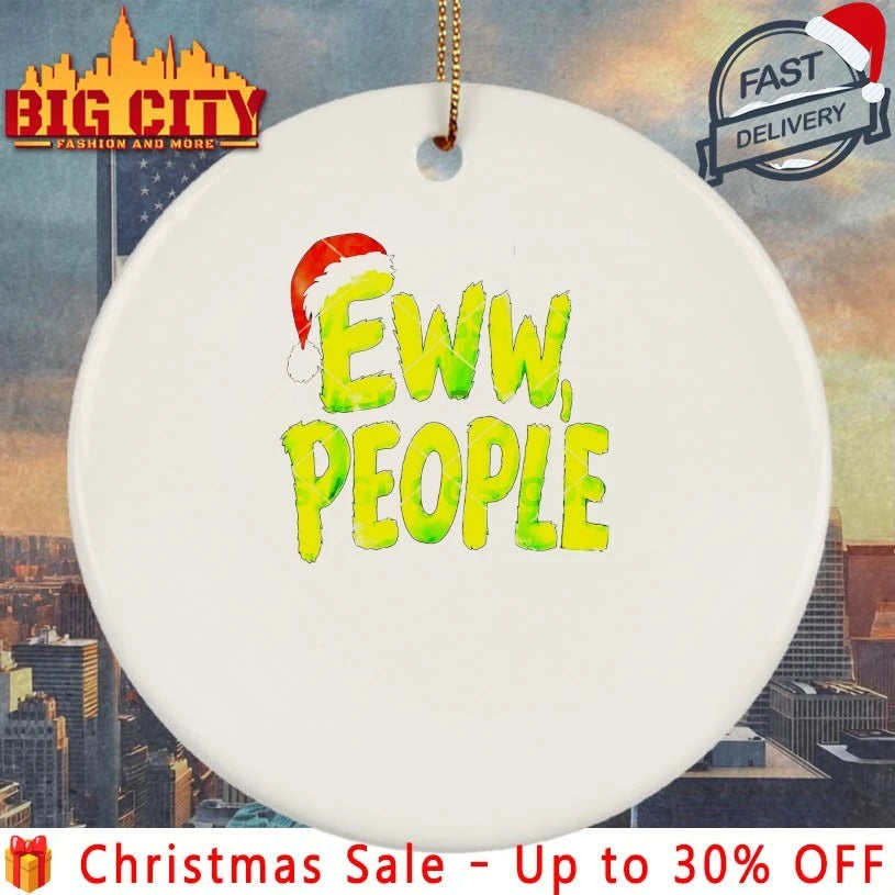 Grinch Santa Christmas Ew People shirt