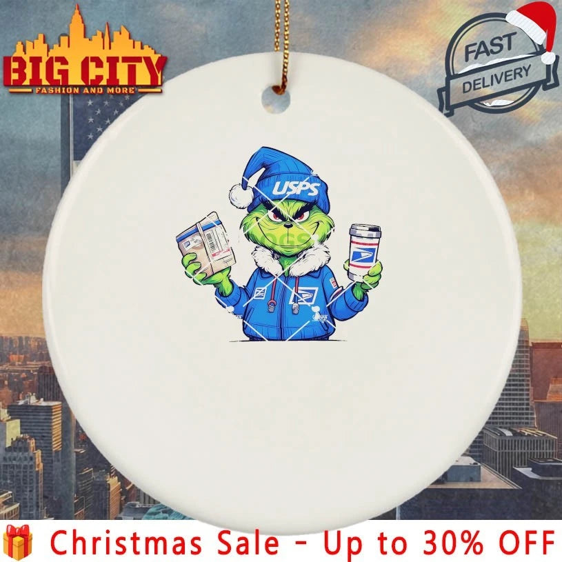 Grinch Winter Suit USPS Christmas shirt