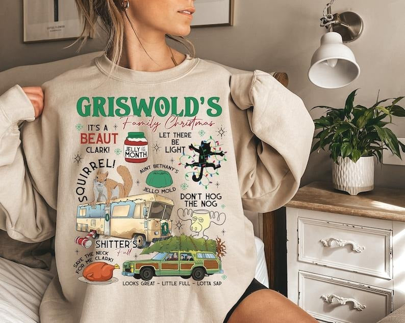 Griswold Christmas Sweatshirt, Griswold Co Sweater, Christmas Tree Farm Shirt, Family Vacation Match, National Lampoon's...
