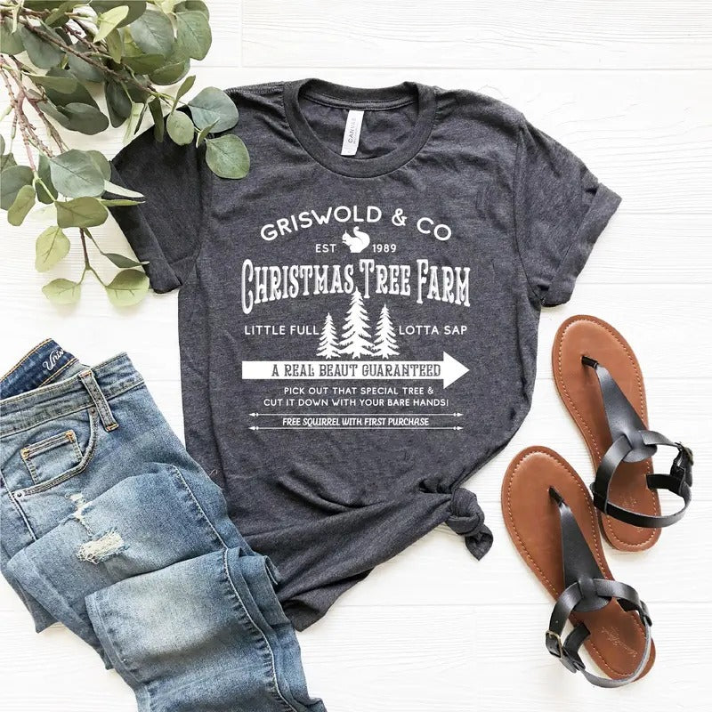 Griswold Co Shirt - Christmas Tree Farm Family Vacation Xmas Tee