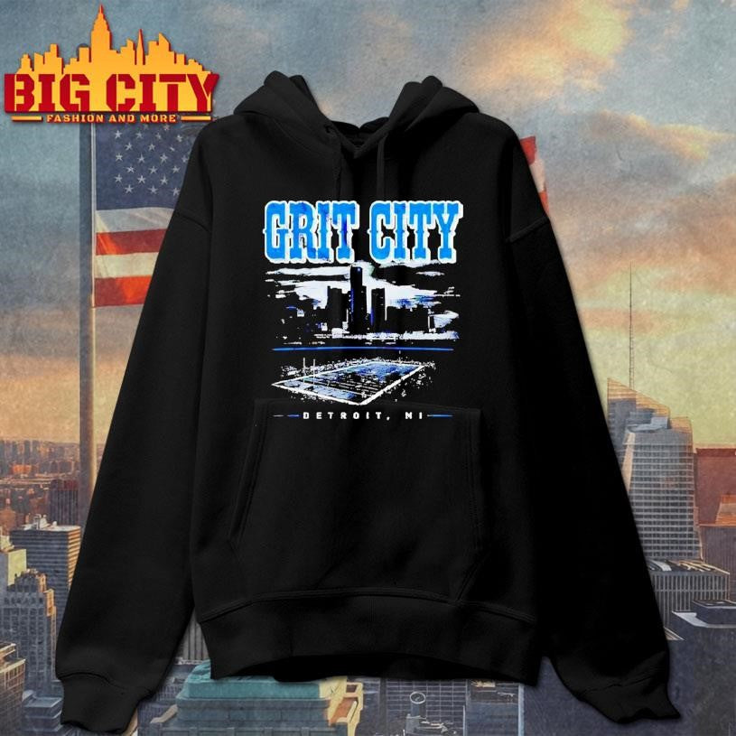 Grit City Detroit Mi Graphic Shirt