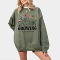 Growing A Tiny Human Pregnancy Announcement Shirt, Spring Flower Baby Reveal Maternity TShirt, Funny Mother Shirt Gift,...