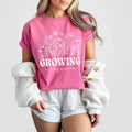 Growing A Tiny Human Shirt, Pregnancy Announcement TShirt, Spring Flower Baby Reveal Maternity Sweatshirt, Baby...