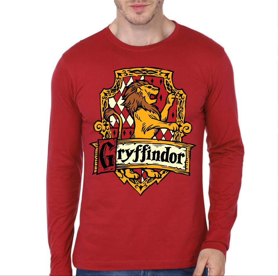 Gryffindor Red Full Sleeve T-Shirt Hoodie, Sweatshirt | PureTeeCo.com