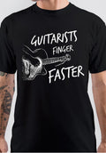 Guitarists Finger Faster T-Shirt Hoodie, Sweatshirt | PureTeeCo.com